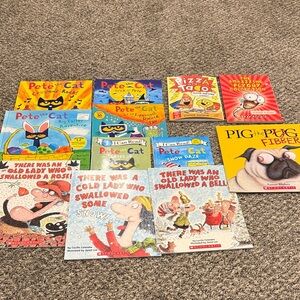 Pete the Cat & other age appropriate books